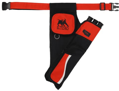 elToro Wave XL - Seitenköcher Pfeil und Bogen - Rechtshand (Rot)