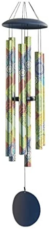 LOSTIS Klangspiel Windspiel Glockenspiele Outdoor Deep Tone, 45-Zoll-Memorial-Windspiele Groß Mit 6 Schweren Röhren Im Freien Für Hängende Dekoration Im Garten Windspiele