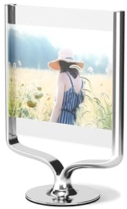 Umbra Wishbone Cadre Photo Rotatif en Aluminiun, Chrome