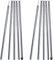 MI CASA Tent Tarp Poles Set of 2, Universal Telescopic Adjustable Aluminium Camping Awning Poles Tent Accessories for Headroom Canopy Porch Sun Shade Sail, Grey