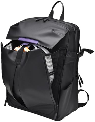 Shurzzesj Zaino per moto, zaino impermeabile per caschi | borsa da equitazione estensibile per motocicletta, zaino da viaggio per computer portatile, borsa di stoccaggio per caschi, zaino