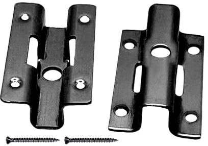 100 pezzi, clip di fissaggio in acciaio inox per pavimentazione in WPC, clip per assi in WPC, fissaggio invisibile per terrazza con viti per assi WPC, clip a T, fissaggio nascosto (nero 8 mm)