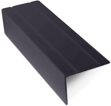 Express Nosings Aluminium Stair Edge Nosing 30x20mm Retro Fit Self-Adhesive Step Trim, Self-Adhesive for Easy Installation (2.7m, Matt Black)