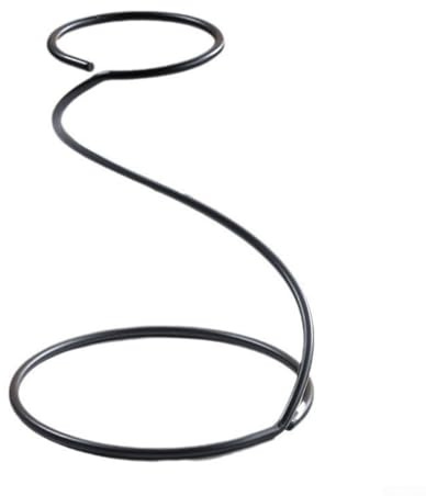 Soporte de metal para filtro de café con filtro de hierro para taza de cocina negra, compatible con varios soportes de filtro (A)