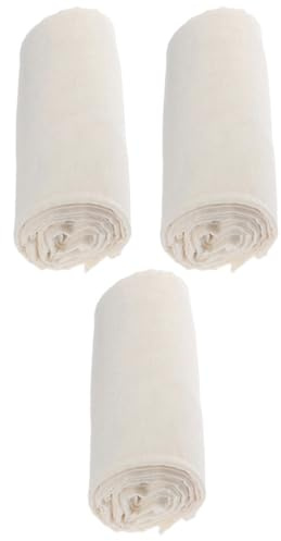 Genérico Tela Filtrante de Algodón para Cocina 3 Piezas 100X90 CM Natural Reutilizable para Queso Tofu Yogur Colar Alimentos Domésticos