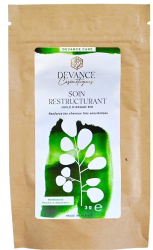 Soin capillaire restructurant pour cheveux abîmés - poudre, vegan et naturel