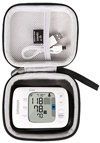 Aproca Case Compatible with OMRON Gold Series BP4350 / 7 Series Wireless Wrist Blood Pressure Monitor, Storage Portable Bag for Accessories (Case Only)