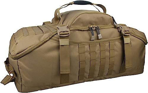3 In 1 Tactical 45L Military Backpack Travel Duffle Bag for Weekender Gym Workout Deployment