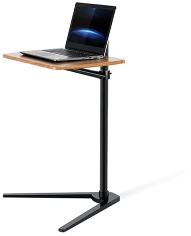 ICKUMDQUU Abnehmbarer UP-8T Aluminium 7-20 Zoll Laptop-Bodenständer, höhenverstellbarer Nachttisch, Laptop-Sofatisch, geeignet for Laptop-Couchtisch(Color:12.5 * 32mm)