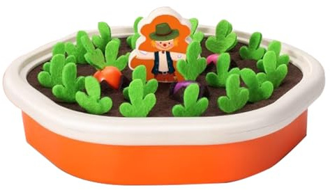 Générique Jouet À Tirer Carotte, Jouet De Tri, Jeu De Mémoire De Récolte De Carottes, Casse-tête Éducatif De Racines pour Tout-Petits, Activité De Motricité Fine pour Les Kids D'âge Préscolaire