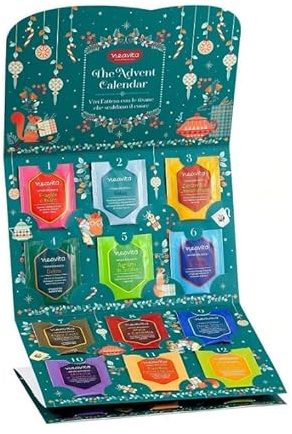 Calendario dell'Avvento Neavita - Tisane e Infusi 24 Filtri - Vivi l'attesa del Natale con le tisane che scaldano il cuore!