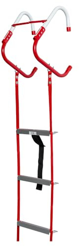 AngelEye - Échelle de Secours AngelEye 4,5 m – Pliable, Légère et Robuste – Échelle d'Évacuation pour Incendie – Capacité 450 kg - 2 étages