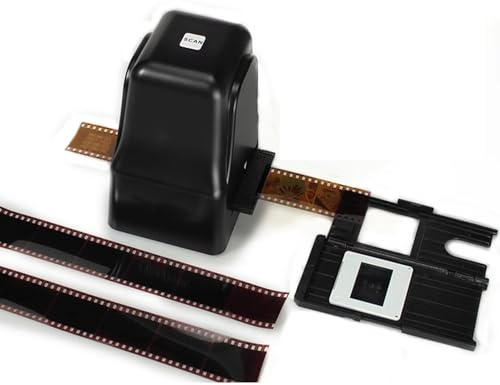 18 MP filmskanner, gliddigitaliseringsskannervisare, konvertera snabbt negativa och bilder till digitala JPEG-foton, kompatibel med 135, 126 film, anslut till PC för användning