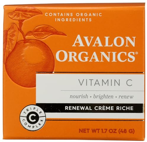 Avalon Organics Vitamin C förnyande krämfärg Riche 48 g (17 oz)