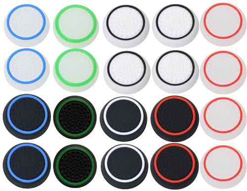 LIANRISES 20 Pièces pour Joystick PS5 pour Joystick PS4 pour Protection Joystick Switch pour Joystick Switch pour Capuchon Joystick Switch pour Capuchon Joystick PS5 pour Grip Joystick PS5