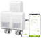 Qiumi Smartes Bluetooth-Heizkörper-Thermostatventil, Sprachsteuerung und Alexa-Anwendung, spart Heizkosten, einfache Installation