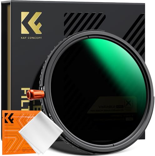 K&F CONCEPT Filtre 77mm ND2-32 Variable et Polarisant CPL et Black-Mist 1/4 3 en 1 pour Objectif Appareil Photo HD Étanche Anti-Rayures Nano-X Série Un Filtre avec 3 Fonctions