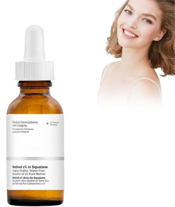 Original Ordinary Retinol 1% in Squalane, High-Strength Retinol Serum, Siero di Retinolo Molto Potente per Anti-invecchiamento e Levigatura della Pelle 30ML