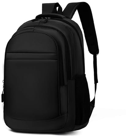 Mochila Portatil Hombre Impermeable Mochila Ordenador Portatil Antirrobo del Negocio Trabajo Diario Viaje Escolares (NEGRO)