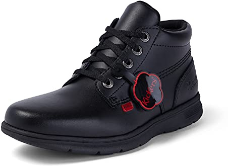 Kickers Kelland Lace Up, Bottes & Bottines classiques mixte enfant, Noir (Black 0001), 39 EU