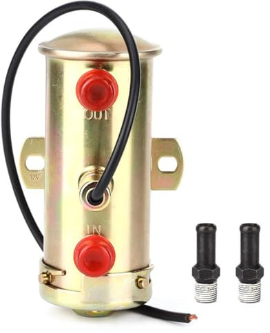 Jadeshay Bomba de Combustible 12V,Universal Bomba Gasolina Bomba Eléctrica de Alta Presión para Gasolina y Diésel