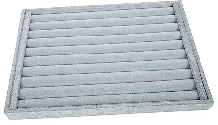 MOBUTOFU Vassoio Espositivo Per in Organizer Per Contenitore Per Orecchini 35x24x3cm Design Per Comò e