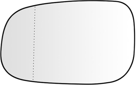 SENZEAL Cristal de espejo reemplazar para Volvo C30 C70 2006-2009 S40 S60 S80 V50 2007-2009 30762571 Retrovisor Cristal De Retrovisor Calefactable Retrovisor exterior Lado (Izquierda)