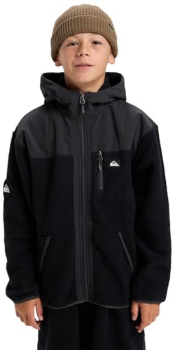 Quiksilver Fleece Back to S School Jungen Schwarz 10
