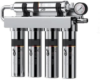 Système D'osmose Inverse Niveau 5, Préfiltre D'eau Potable Domestique, Évier De Cuisine En Acier Inoxydable Électrique Argent Remplacement sous l'évier