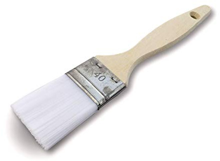 Pinceau de Nettoyage Queue de morue | Lot de 12 | Nylon | Largeur 40mm | Multi Support | Peinture Huile Acrylique Vernis émaux Colle lasure Teinture apprêt résine | Kibros 321_40x12