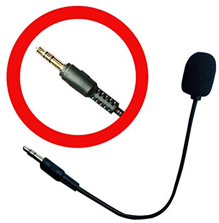 Mikrofon Boom Mic 3,5 mm kompatibel für Gaming-Headsets Turtle Beach Ear Force Xbox One PS4 Nintendo Switch Mac PC Computer Gaming Kopfhörer