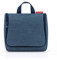 reisenthel toiletbag - praktischer Kulturbeutel mit Haken, wasserabweisendes Material, Couleur:Twist Blue