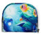 ergobag LED Zippies Schulranzen Zubehör Fronttasche Motiv Welten Grundschule Unterwasser - Blau