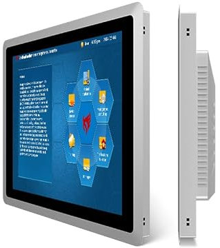 SunKol 17 inch Industrial Embedded Panel PC, 10 Point Capacitive Industrial Touch Screen Panel Computer, 2xUSB3.0,HDMI,2xRS232,2xLAN (i3-4005U, 4GB RAM 128GB SSD)