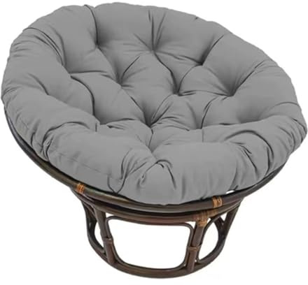 Sängorm pasanfåtöljkudde, hängstolskudde, stolkudde utomhus, rund Papasan fåtölj för terrass, gräsmatta, hängfåtölj, trädgårdsfåtölj, vridfåtölj, korgfåtölj, balkongstol