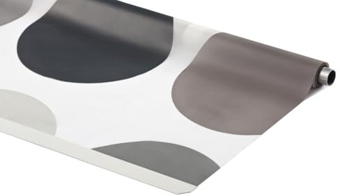 probath Tenda da doccia di ricambio semi-cassetta, 16 motivi, 7 misure, facile da cambiare (grigio retrò, 60 x 240 cm)