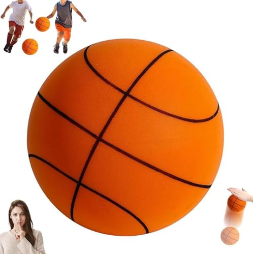 Vexran 2025 Upgraded Version Silent Basketball,Pallone da Basket in Schiuma SilenziosoSilent Basketball Mute Ball per Bambini e Adulti,Pallone da Basket Silenzioso in Schiuma ad Alta Densità(24cm)