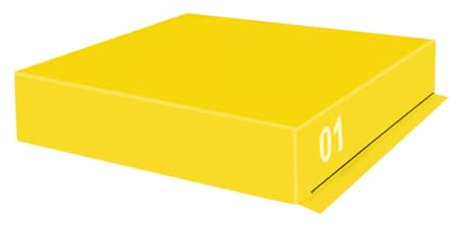 Scatola di Salto Pliometrico Plyo Box Scatola per Saltare Morbida 4 in 1 Attrezzi per Allenamento di Salto Superficie Antiscivolo per Adulti e Bambini Esercizio in Ca(Color:Children Yellow/75x55x15cm)