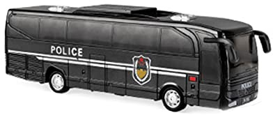 Pocoiau Modelo De Autobús Escolar Vehículo De Rescate Juguete Policía Bomberos Rescate Escuela Modelo De Autobús Escolar