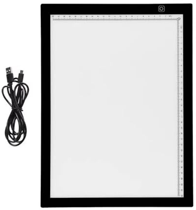 Vituord Visualizzatore di Diapositive A3, Scanner con Pannello Luminoso Ultrasottile con Luminosità Regolabile, Alimentato Tramite USB, 33x47 Cm, per La Scansione di Negativi E Diapositive