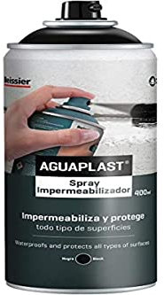 Aguaplast 24948 Spray Impermeabilizzazione, Nero, 400 ml