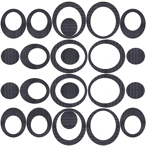 Tenare 45 Pcs Bathtub Non Slip Stickers for Adults Shower Grip Stickers Adhesive Anti Slip Oval Bath Treads Sticker Traction to Tubs Shower Traction Decal Applique for Bath Showers Pools Stairs(Gray)