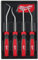 Milwaukee 4932480568 - Juego de Ganchos y ganzúas Resistentes (4 Piezas)
