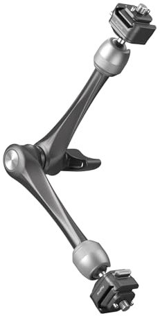SMALLRIG 11 Roseta Brazo Mágico, Estructura de Liberación Rápida HawkLock H21, con Tornillos de 1/4-20 y Pasadores Antigiro, para Monitores, Luces, Capacidad de Carga Máxima 3kg - 4489