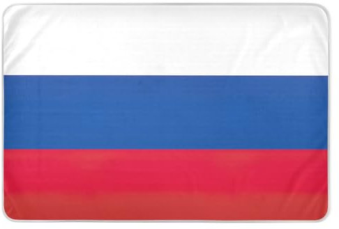 Protector de colchón de incontinencia con bandera de Rusia, almohadillas para orina de adultos para camas lavables, almohadillas de colchón para incontinencia