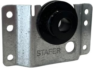 Supporto con Cuscinetto in PVC per Montaggio Rullo Ottagonale dentro Cassonetto per Tapparelle - Confezione da 6 Pezzi