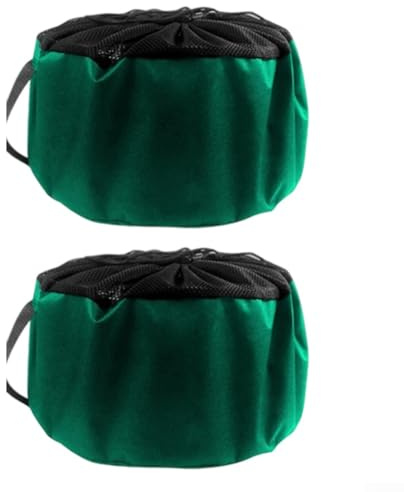 Bolsa de almacenamiento grande para manguera, tela Oxford 600D, asa de transporte superior para caravanas, equipos de jardinería, mangueras de agua, mangueras de alcantarillado (es verde)