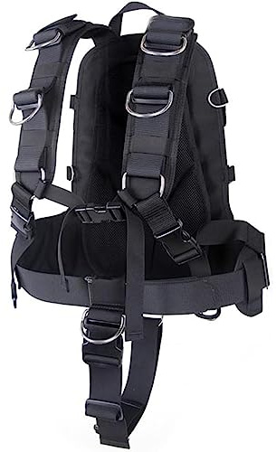 Scuba Diving Jacket Soft Harness with Adjustable Diving Tank Strap for Underwater Operations