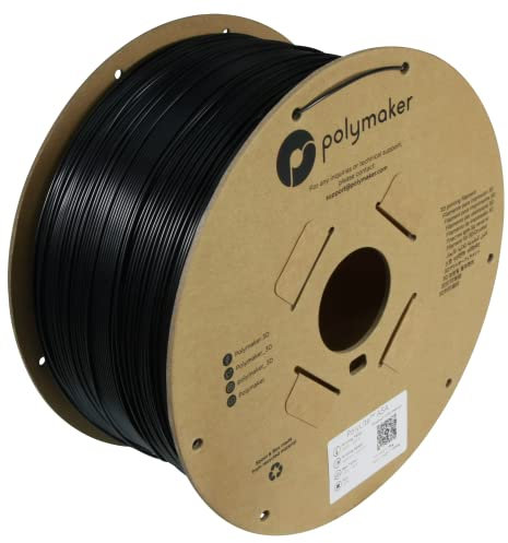 Polymaker PF01020 Filament ASA UV-beständig, witterungsbeständig 1.75mm 3kg Schwarz PolyLite™ 1St.