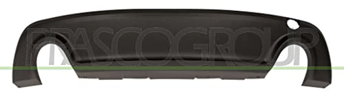 PRASCO AA3441861 SPOILER PARAURTI POSTERIORE NERO CON SCARICO DOPPIO (MOD. 1.8 BENZINA/2.0 DIESEL) SPECIFICO PER GIULIETTA DAL 2010 AL 2016.